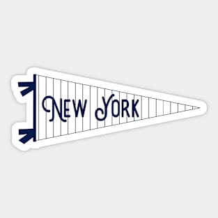 New York City Pennant Sticker